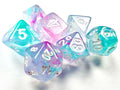 Nebula® Mini-Polyhedral Wisteria/white 7-Die set (Mini Poly Release 2)