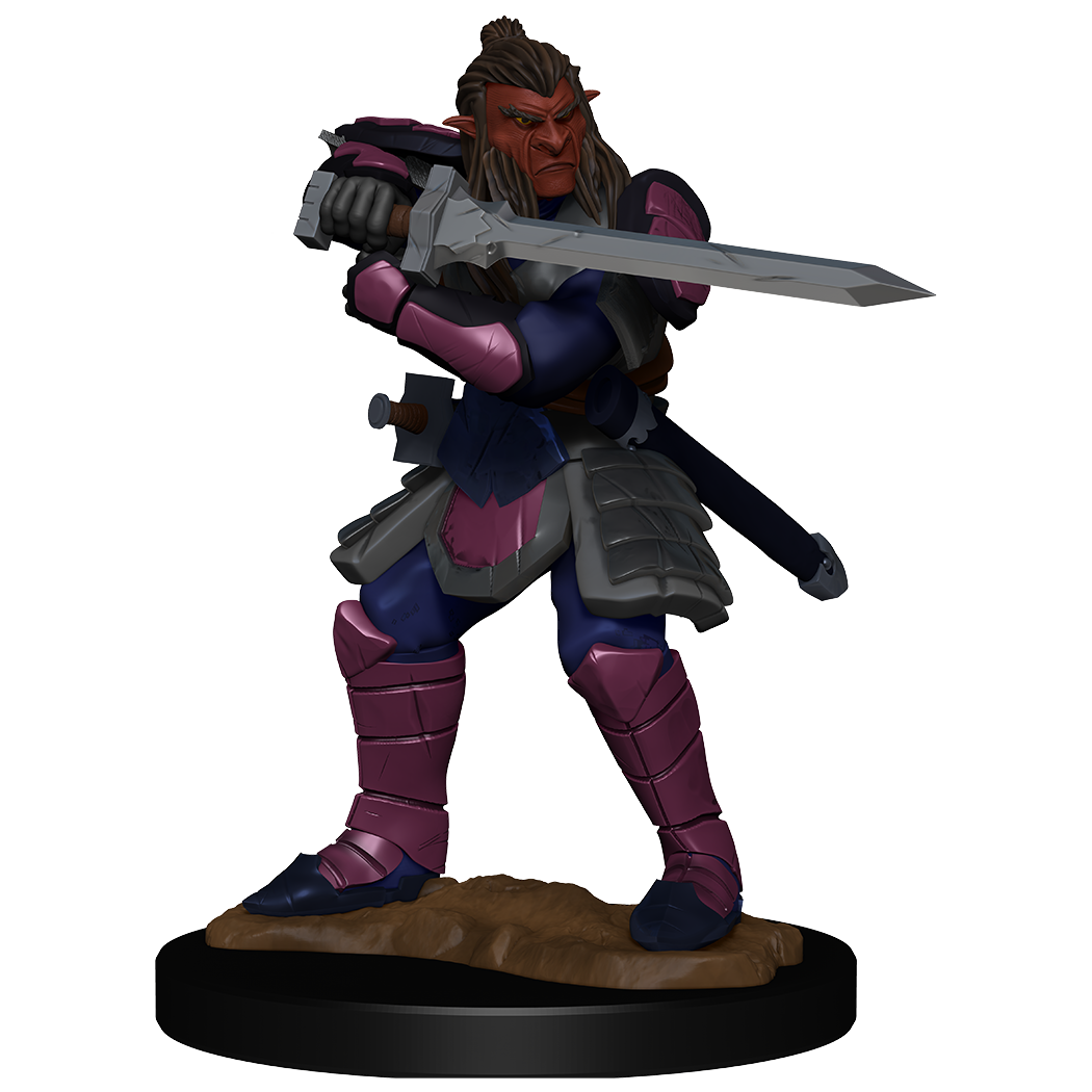 D&D: Nolzur's Marvelous Miniatures - Hobgoblin Fighter Male & Hobgoblin Wizard Female