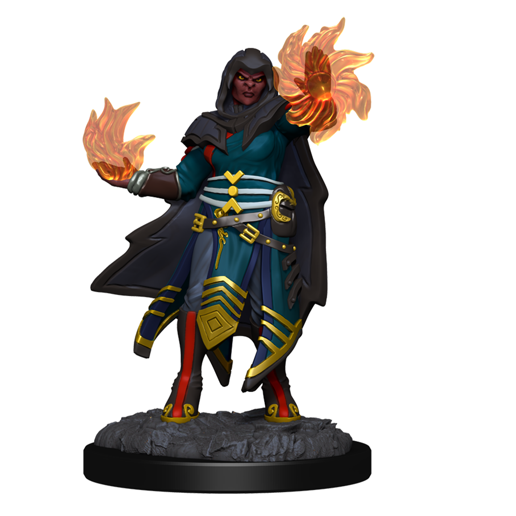 D&D: Nolzur's Marvelous Miniatures - Hobgoblin Fighter Male & Hobgoblin Wizard Female