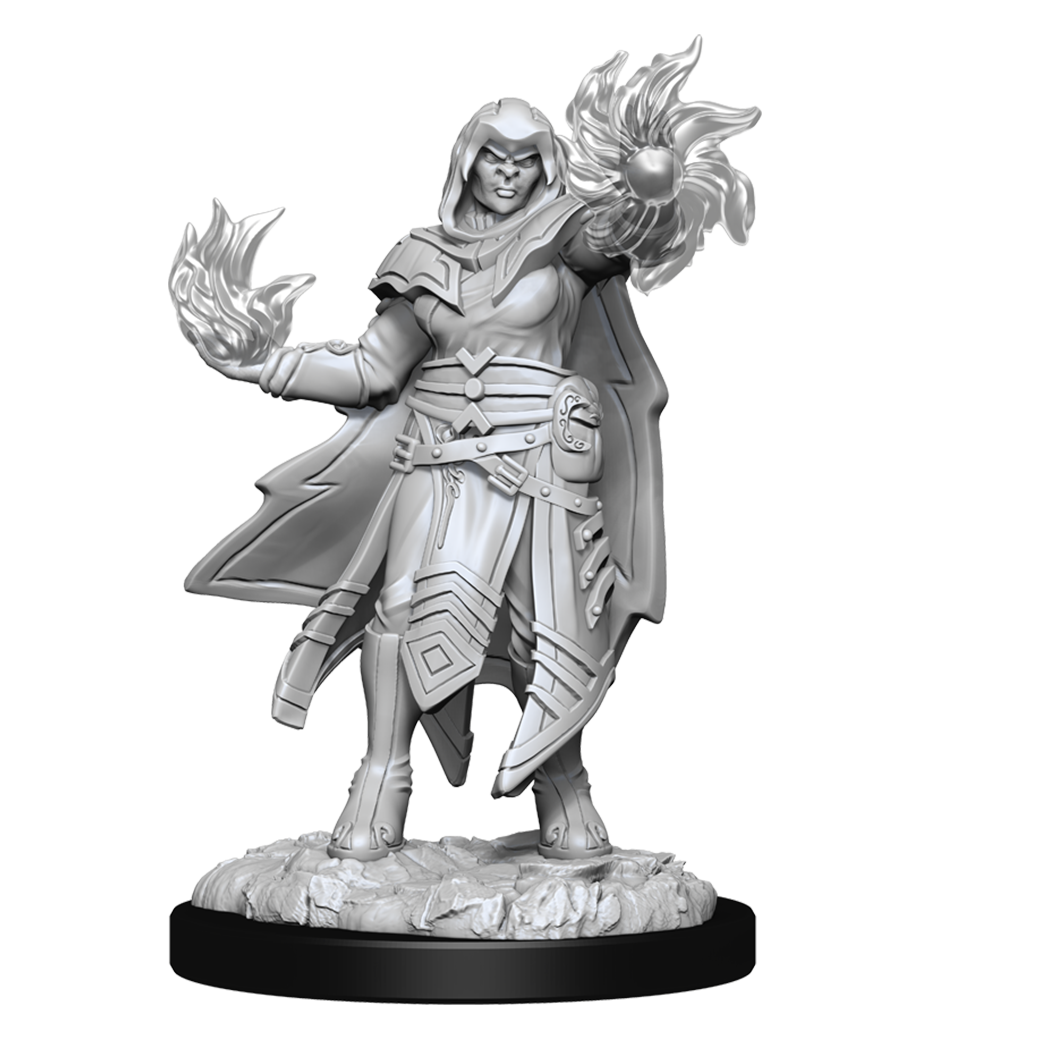 D&D: Nolzur's Marvelous Miniatures - Hobgoblin Fighter Male & Hobgoblin Wizard Female