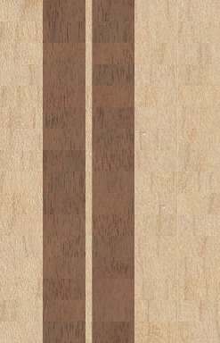 Striped Edge Grain 12x18x1 3/8"